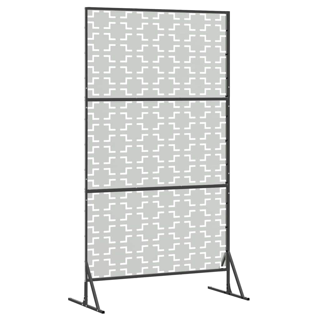 Privacy Screen Grey 100 x 50 x 180 cm Steel