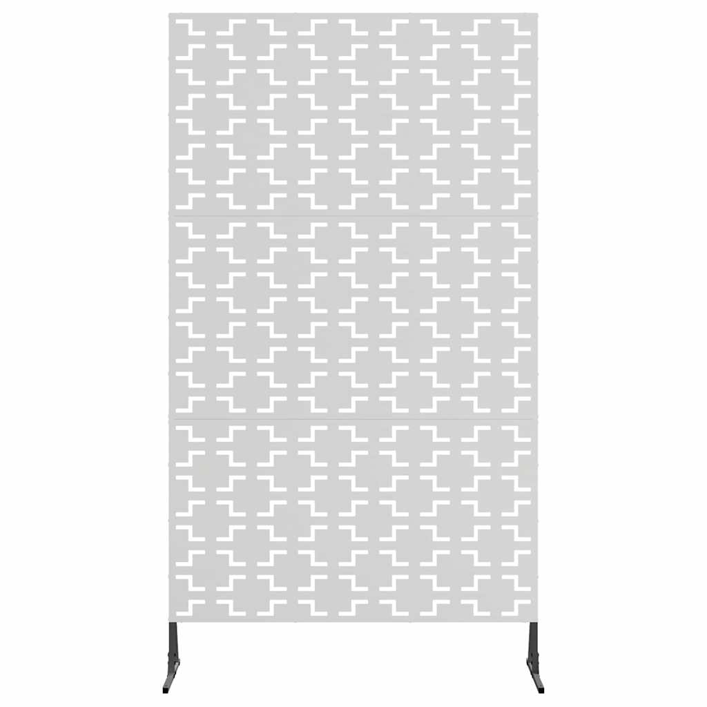 Privacy Screen Grey 100 x 50 x 180 cm Steel
