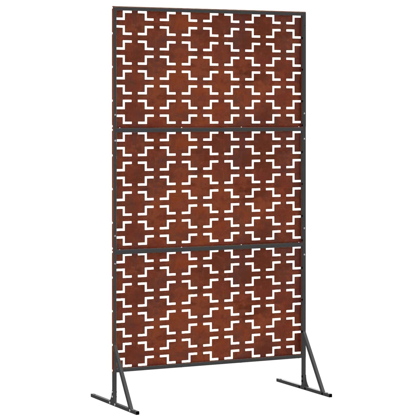 Privacy Screen Grey 100 x 50 x 180 cm Weathering Steel