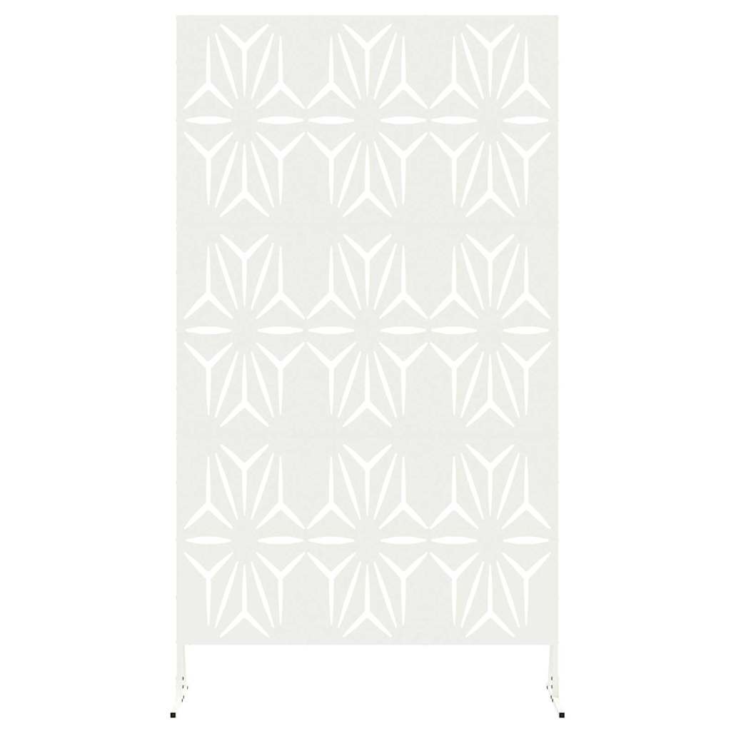 Privacy Screen 100 x 50 x 180 cm Steel White