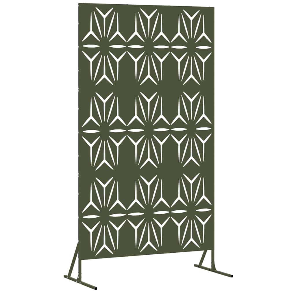 Privacy Screen 100 x 50 x 180 cm Steel Olive Green