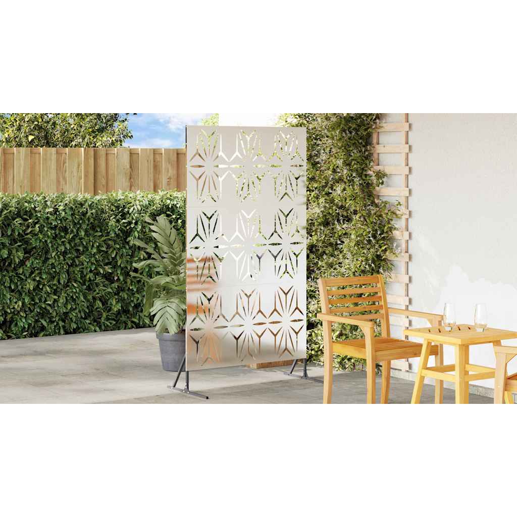 Privacy Screen Grey 100 x 50 x 180 cm Steel