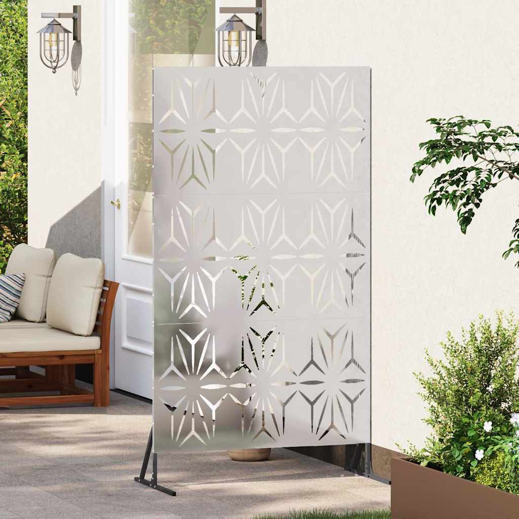 Privacy Screen Grey 100 x 50 x 180 cm Steel