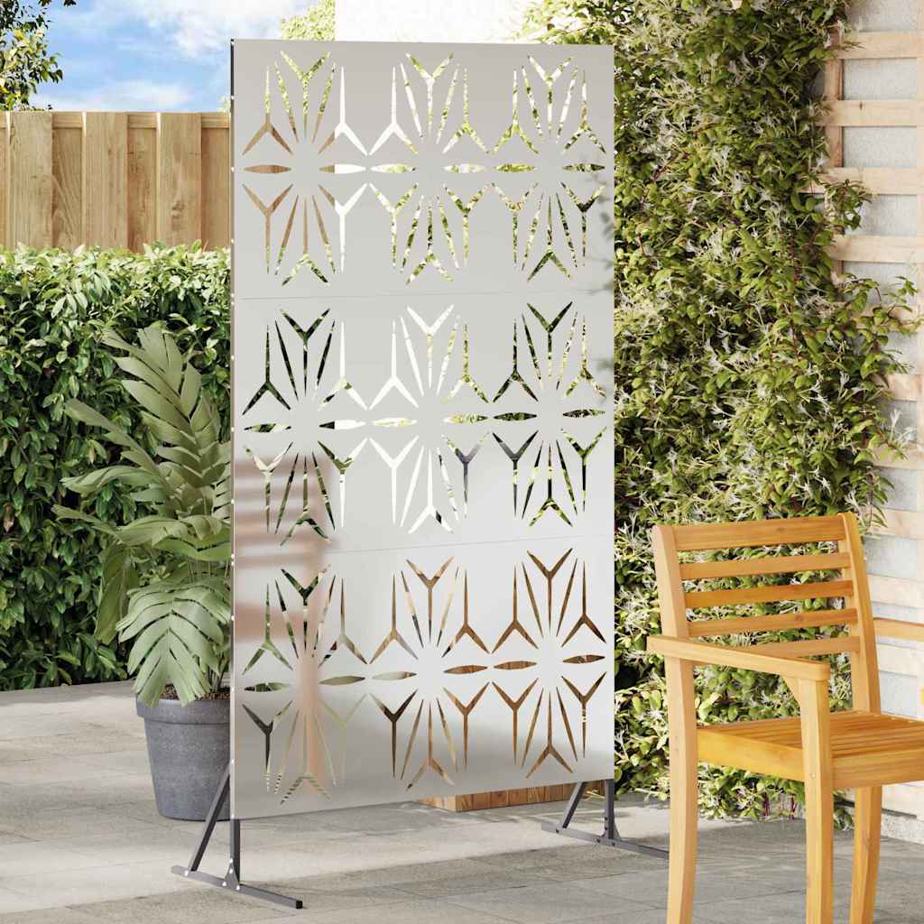 Privacy Screen Grey 100 x 50 x 180 cm Steel