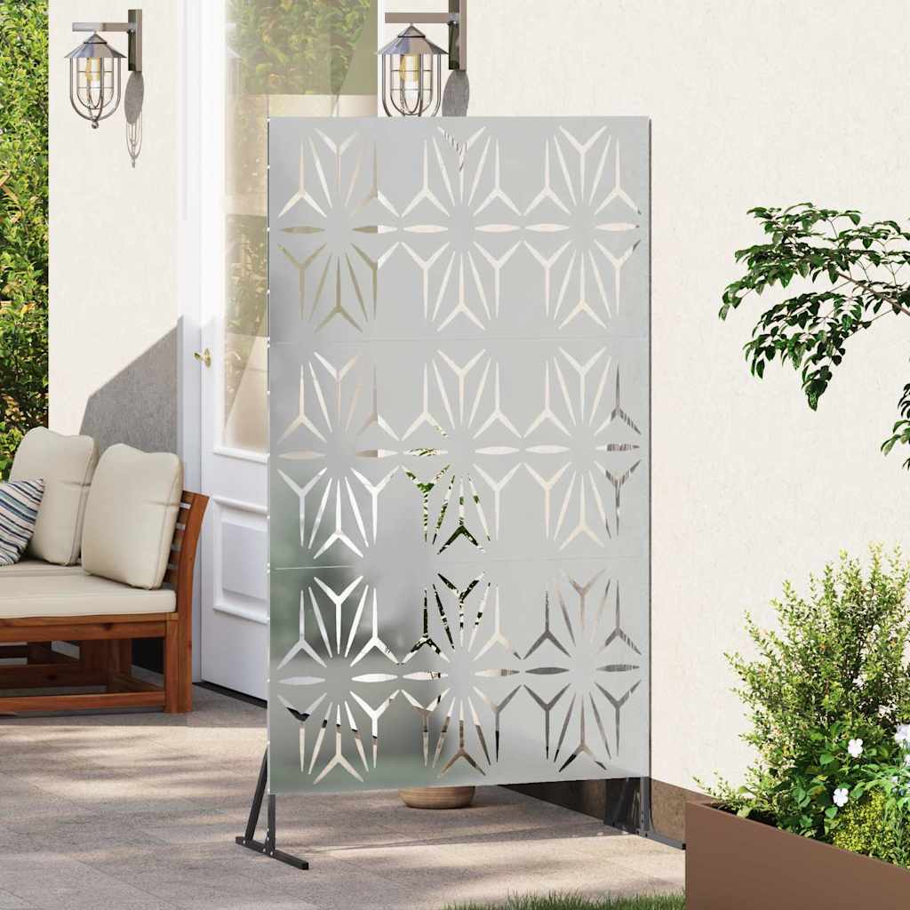 Privacy Screen Grey 100 x 50 x 180 cm Steel