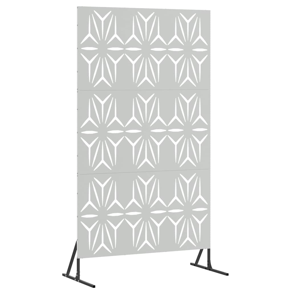 Privacy Screen Grey 100 x 50 x 180 cm Steel