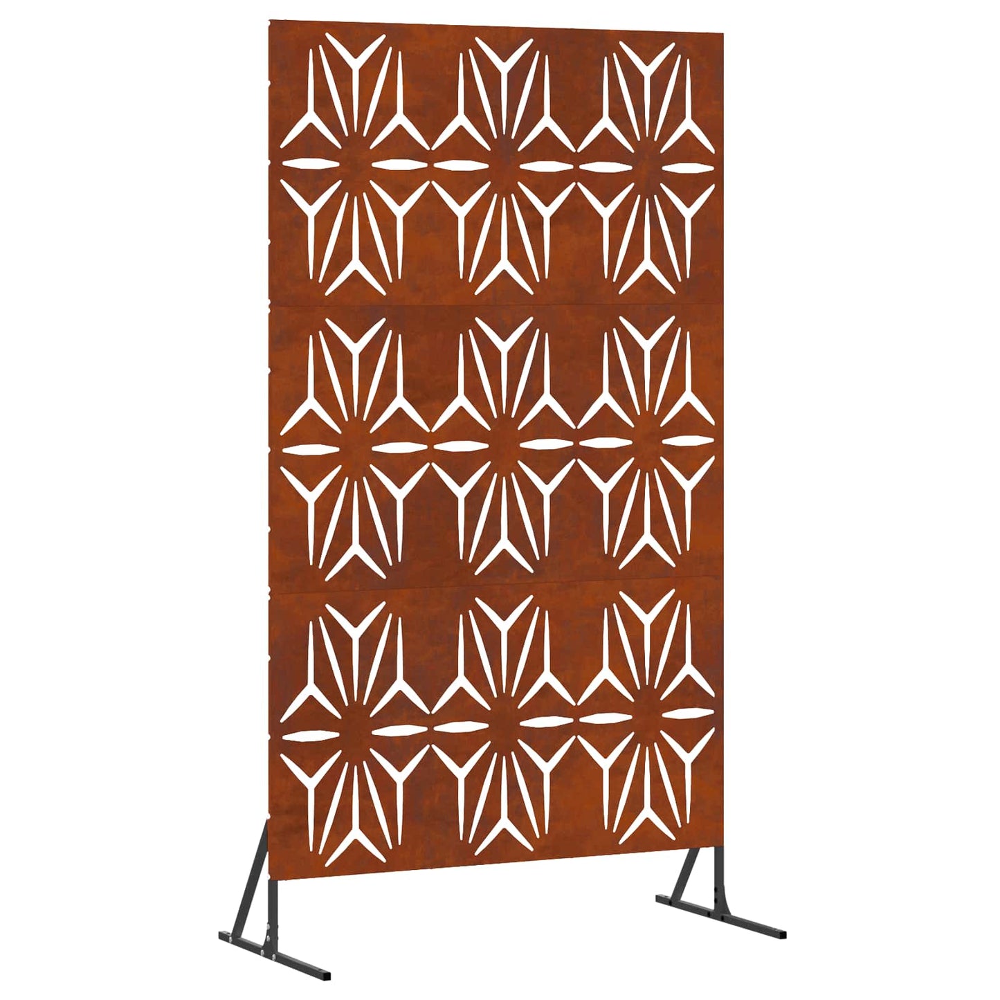 Privacy Screen 100 x 50 x 180 cm Weathering Steel Rusty