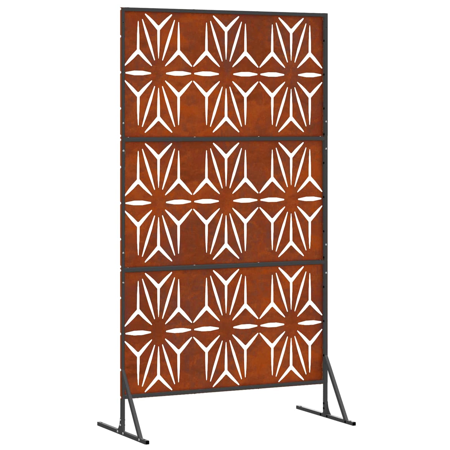 Privacy Screen 100 x 50 x 180 cm Weathering Steel Rusty