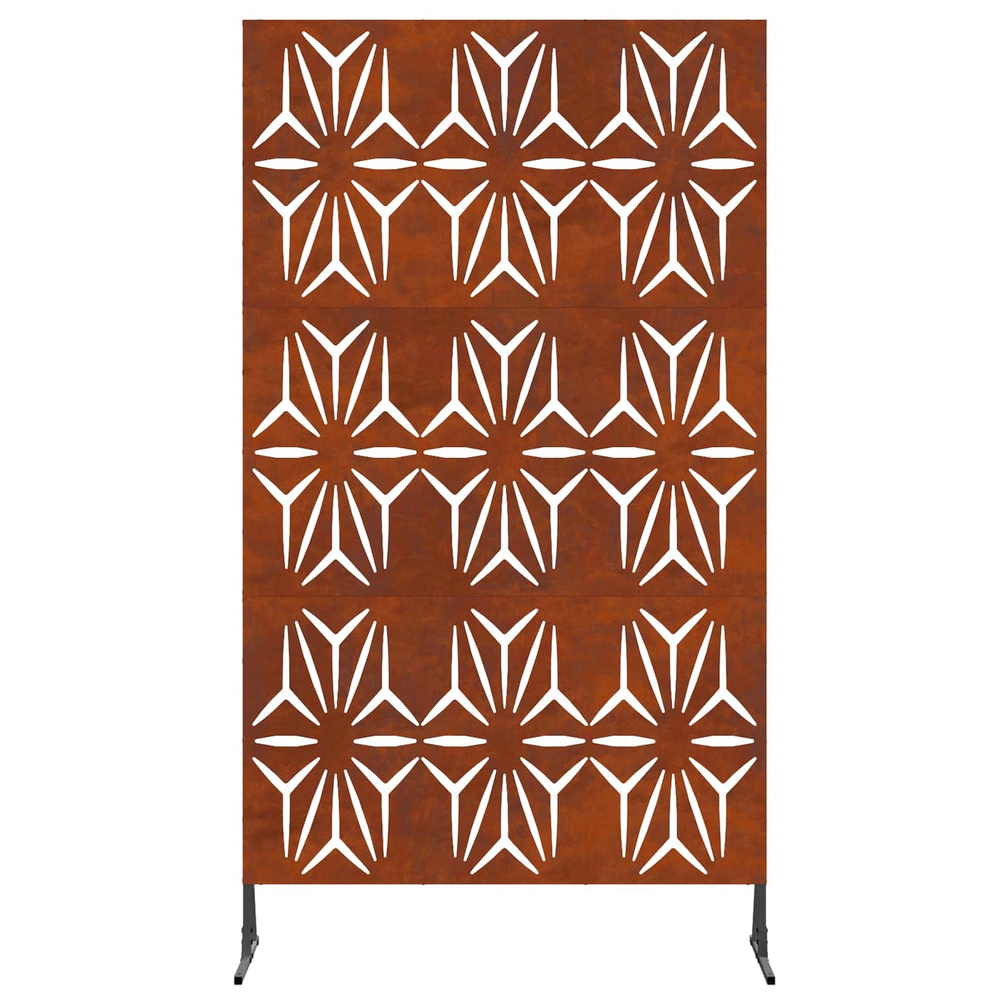Privacy Screen 100 x 50 x 180 cm Weathering Steel Rusty