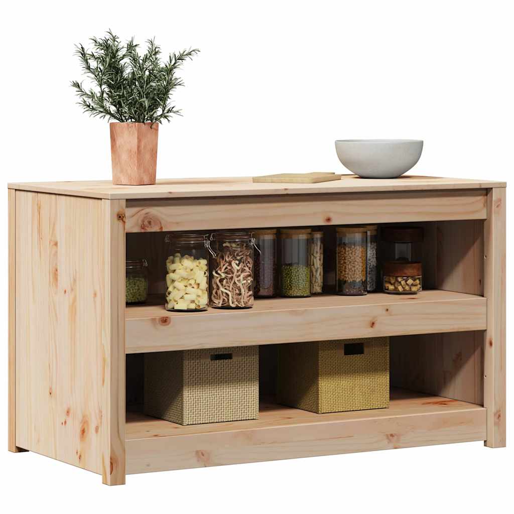 Kitchen Cabinet with Shelf MEPPEL Brown Oak 106 x 55 x 64 cm