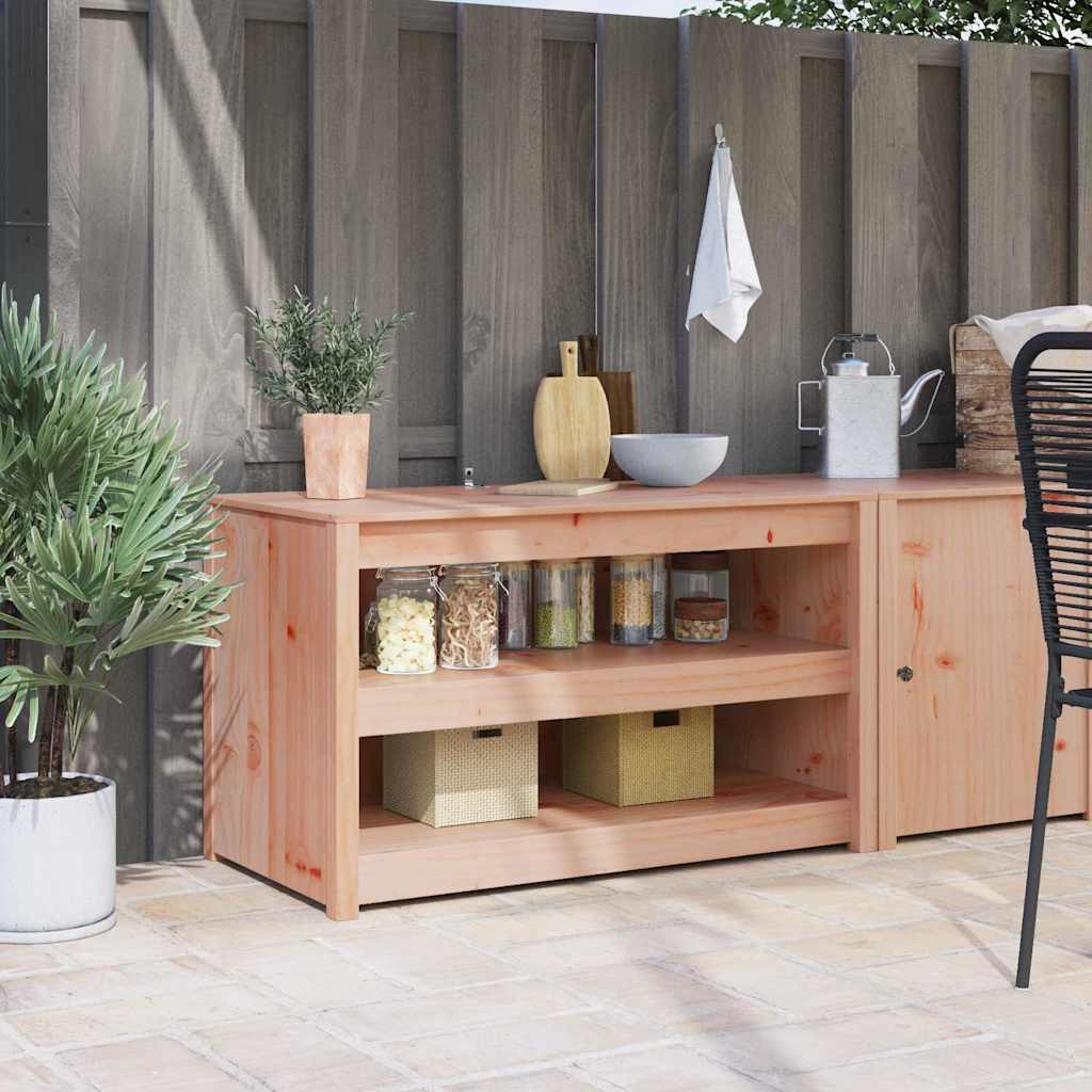 Kitchen Cabinet with Shelf MEPPEL Brown Oak 106 x 55 x 64 cm
