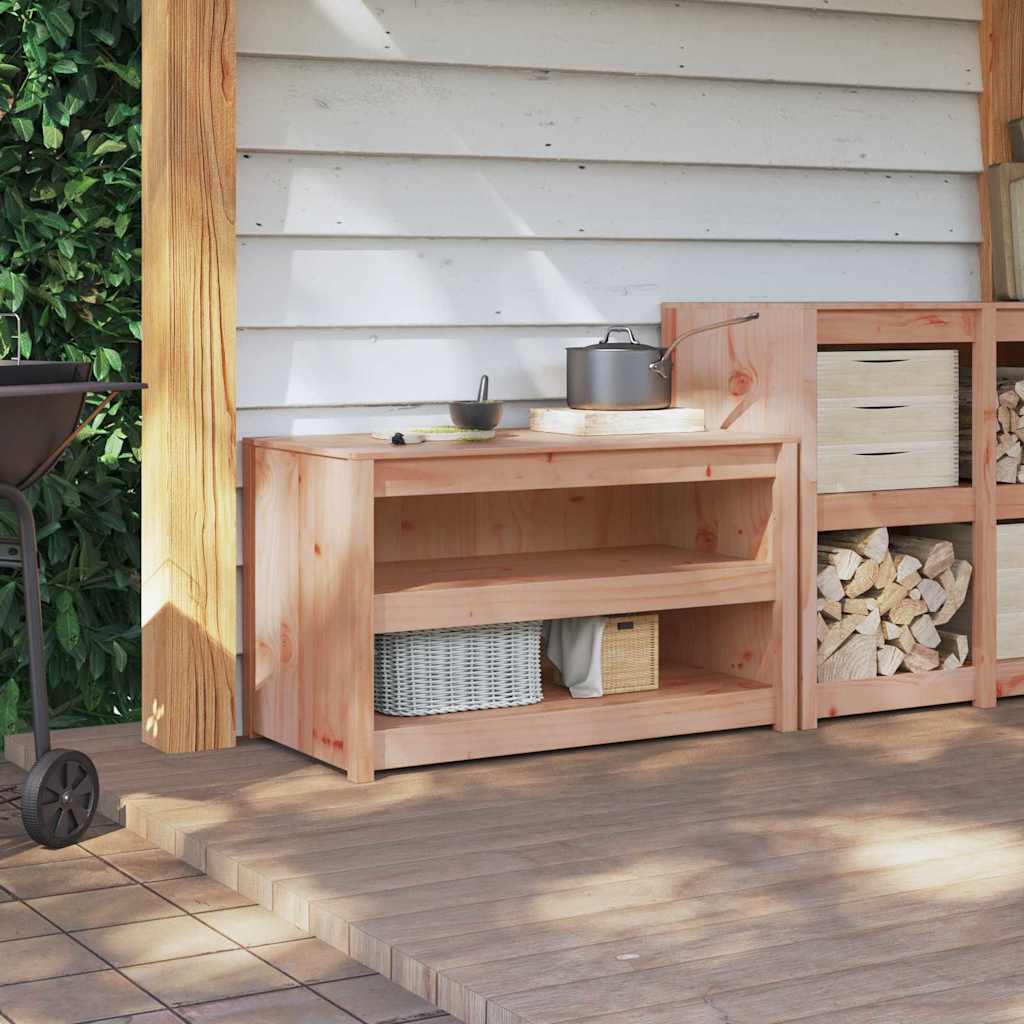 Kitchen Cabinet with Shelf MEPPEL Brown Oak 106 x 55 x 64 cm