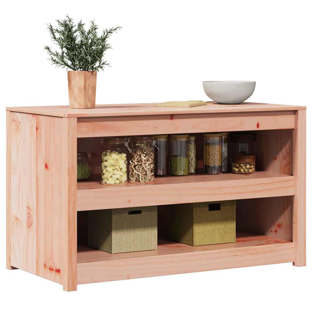 Kitchen Cabinet with Shelf MEPPEL Brown Oak 106 x 55 x 64 cm