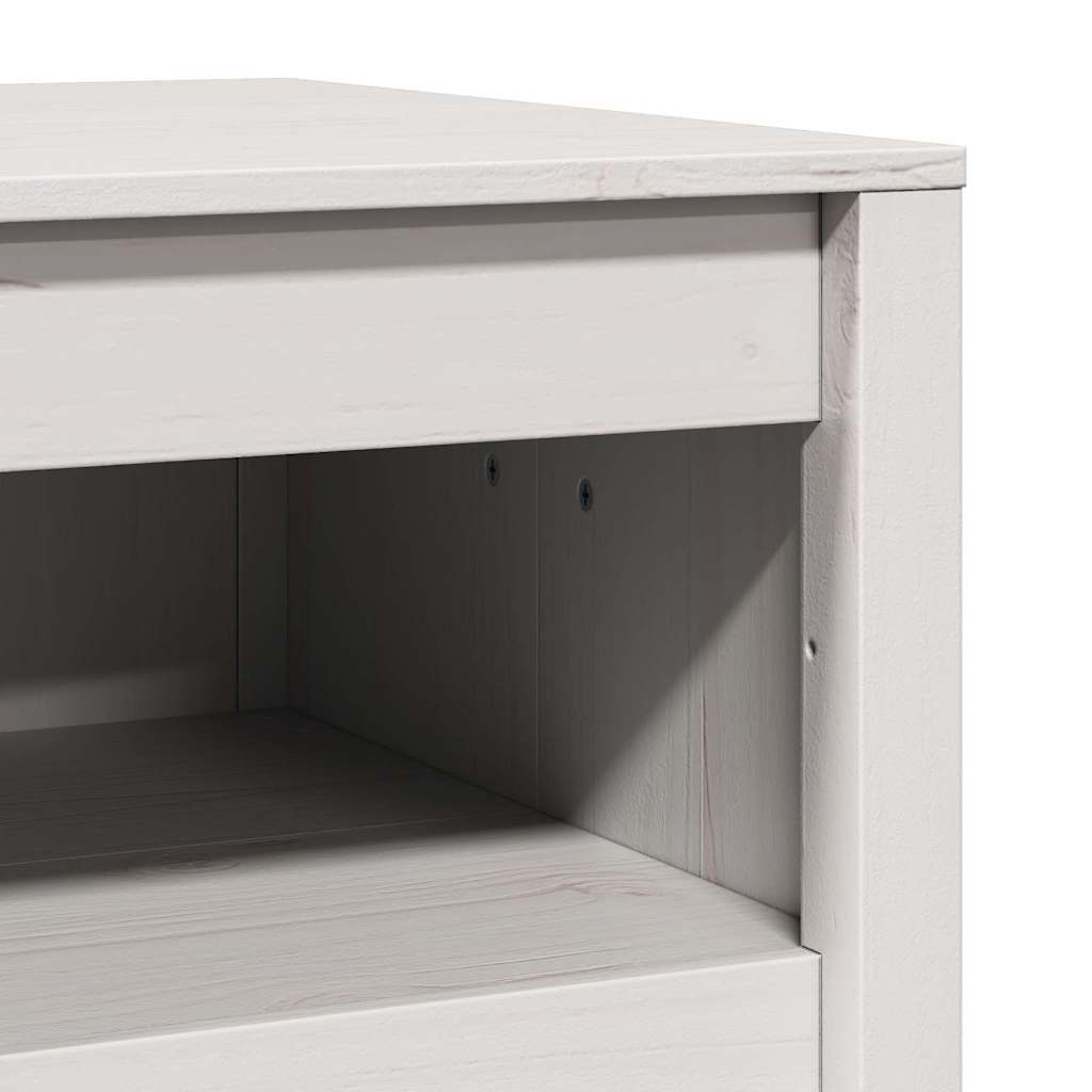 Kitchen Cabinet MEPPEL White 55 x 55 x 92 cm Solid Pine Wood