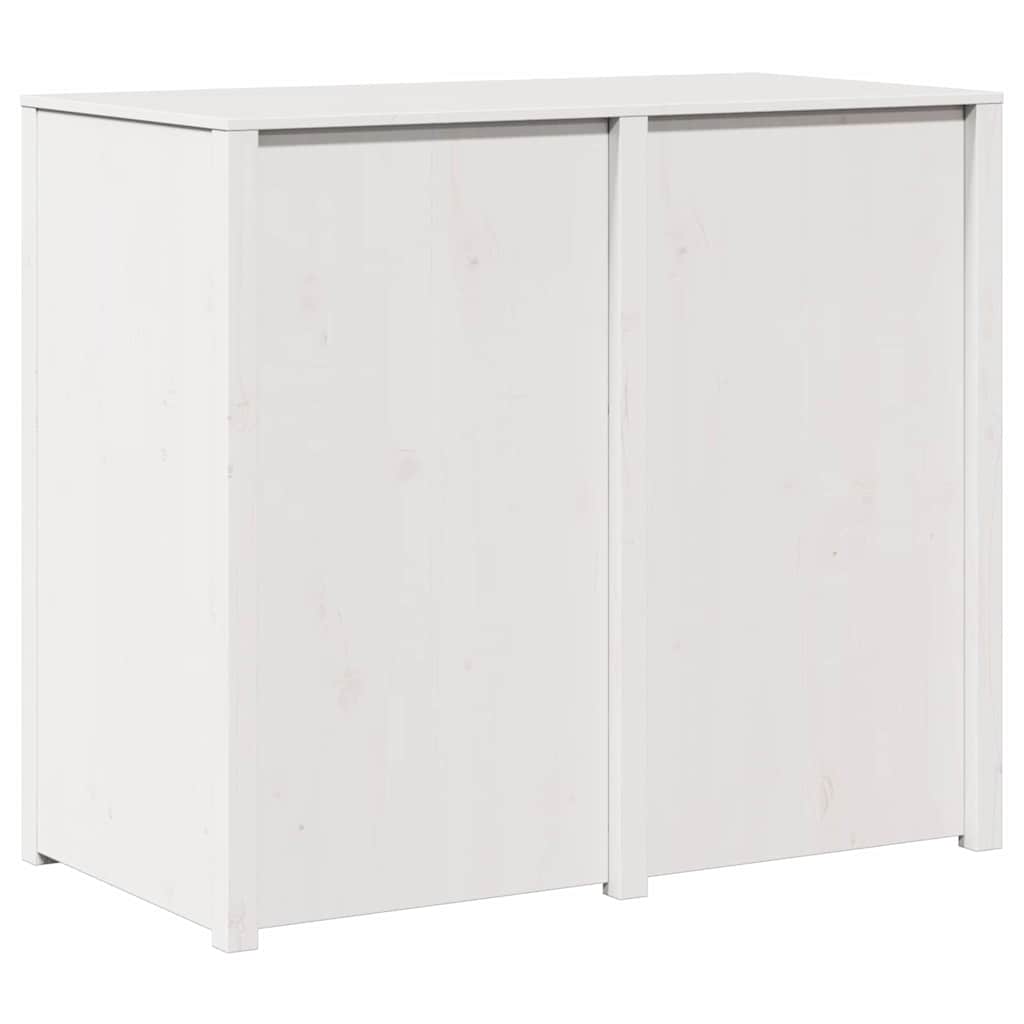 Kitchen Cabinet MEPPEL White 106 x 55 x 92 cm Solid Pine Wood