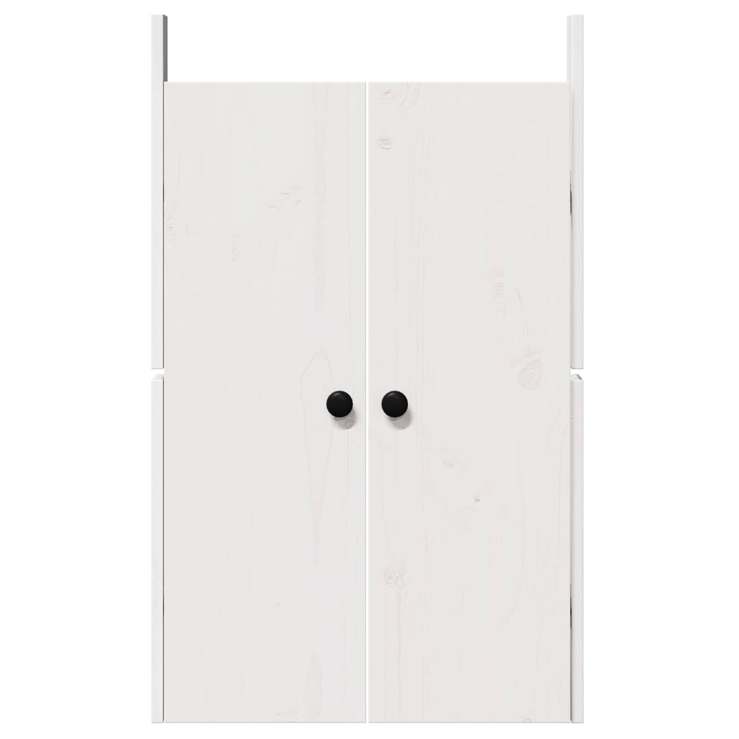 Kitchen Door MEPPEL 2 pcs White 50 x 9 x 82 cm Solid Pine wood