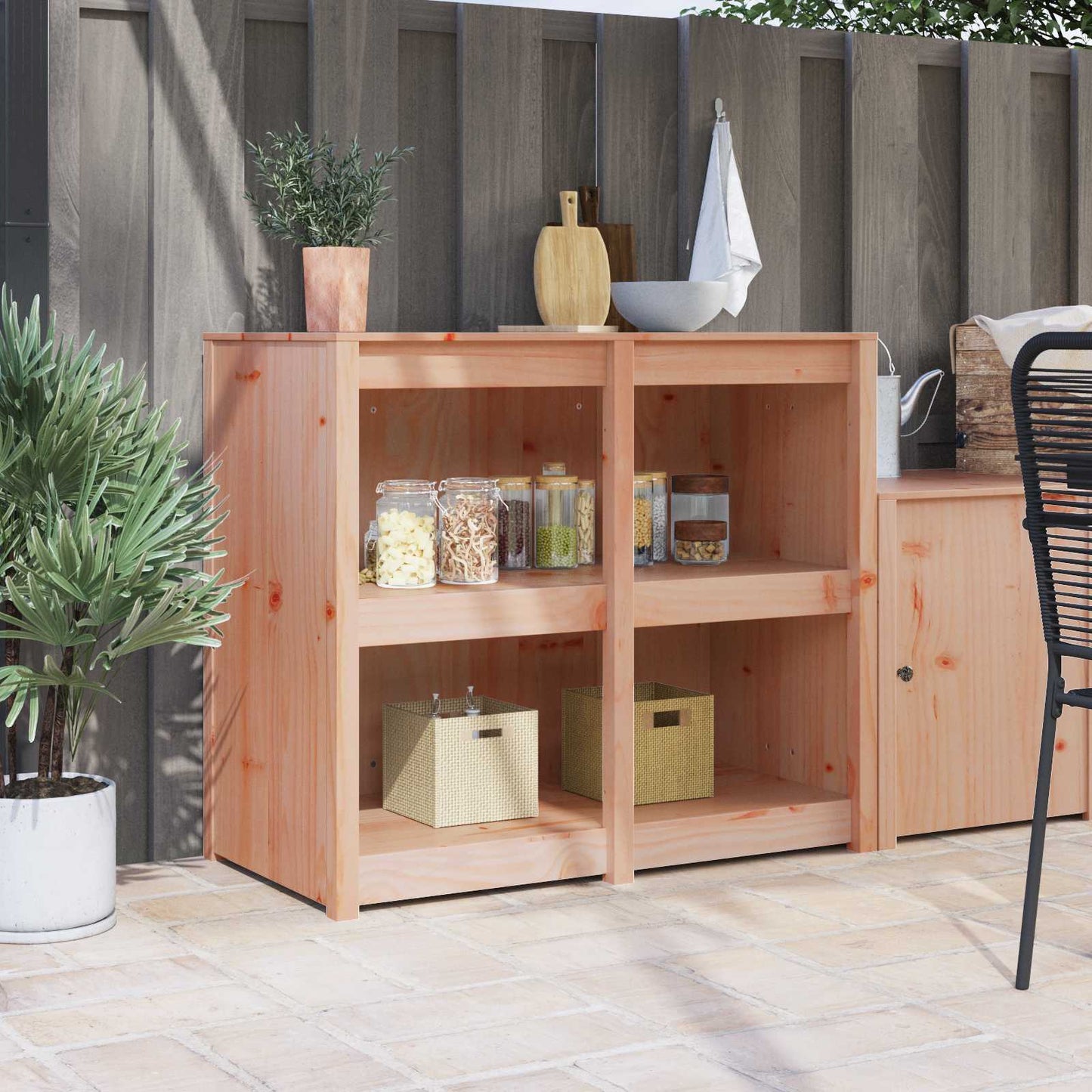 Kitchen Cabinet MEPPEL Douglas Wood 106 x 55 x 92 cm