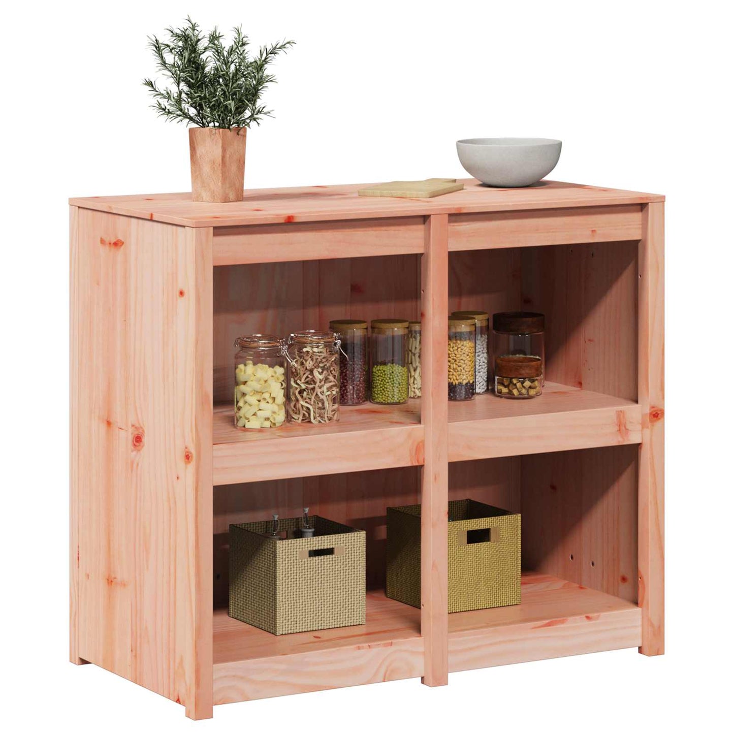 Kitchen Cabinet MEPPEL Douglas Wood 106 x 55 x 92 cm