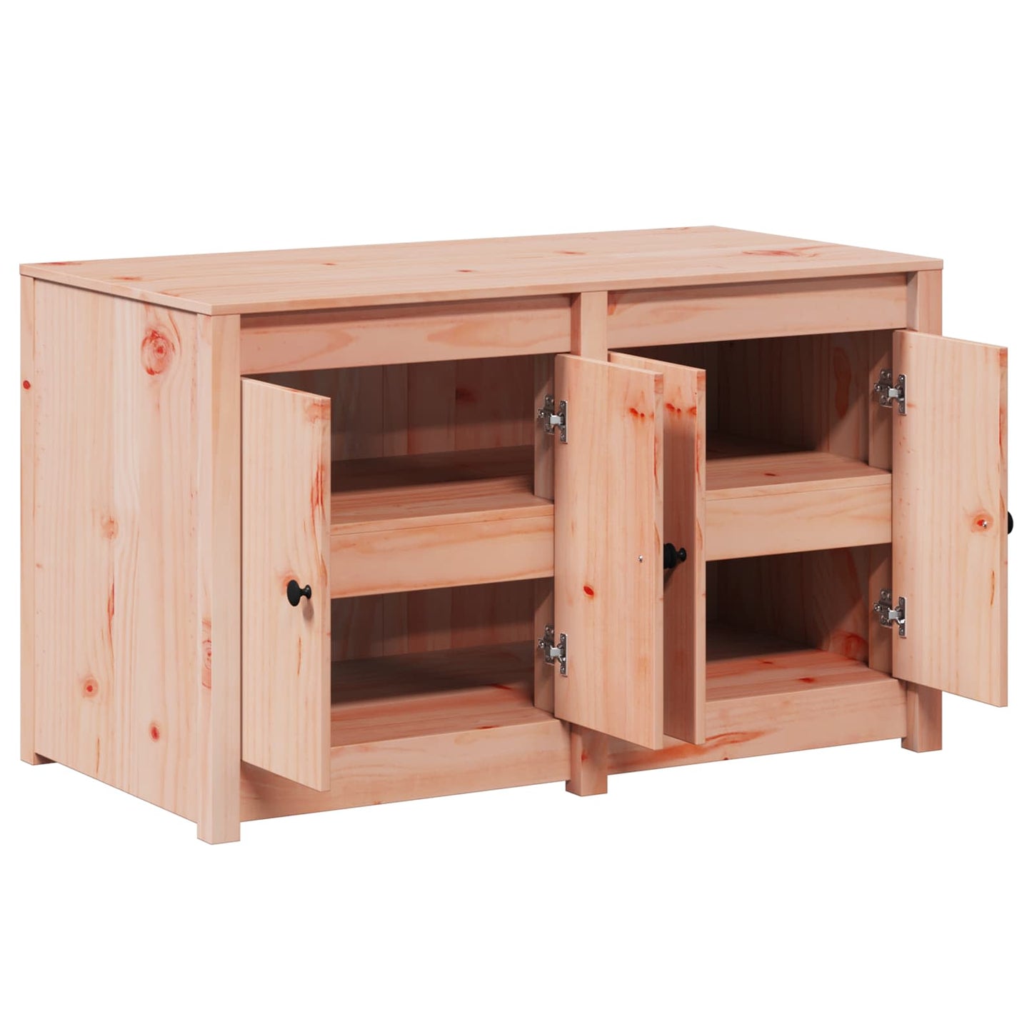 Kitchen Cabinet with Shelf MEPPEL Brown Oak 106 x 55 x 64 cm