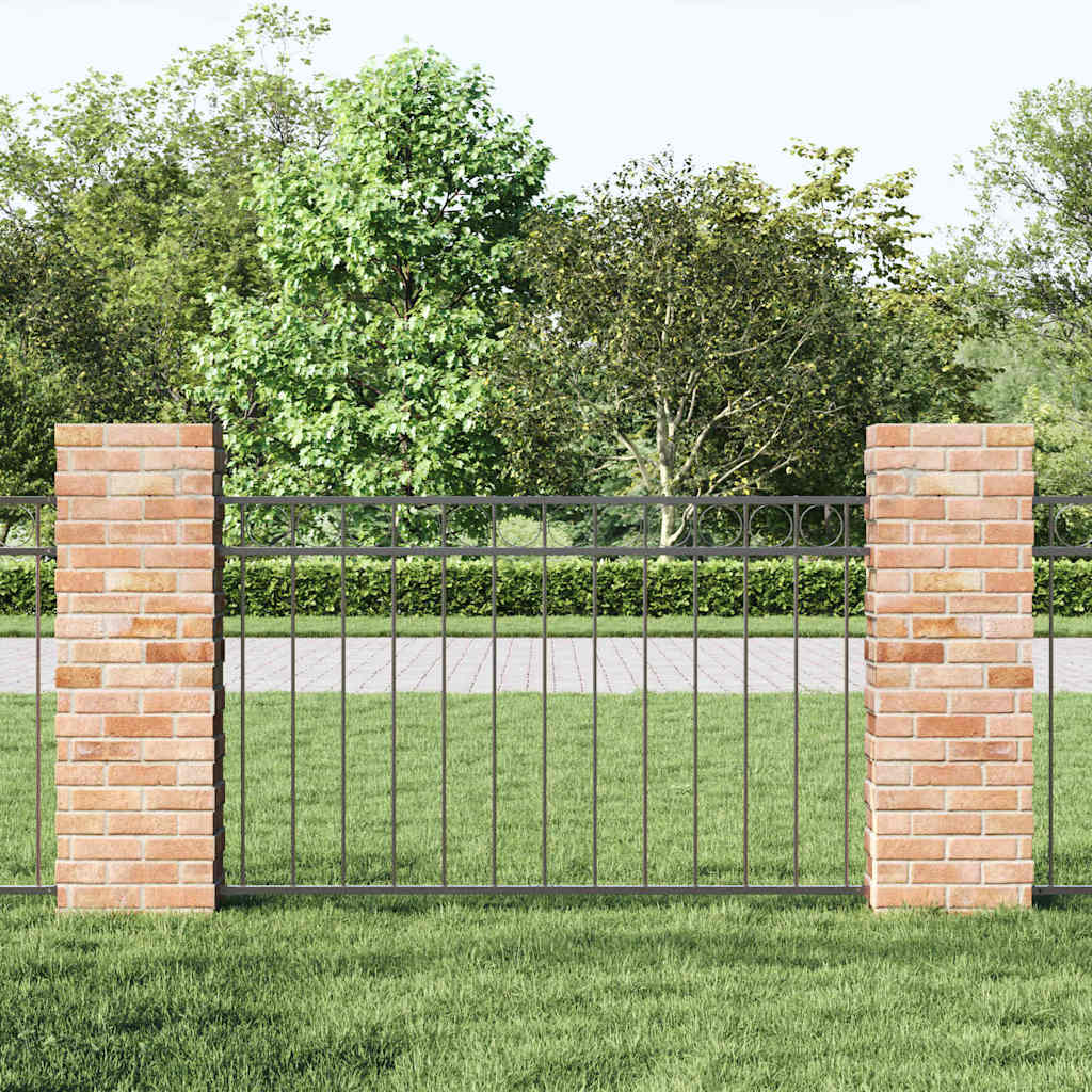 Fence Element ASSEN Grey 170 x 80 cm Steel