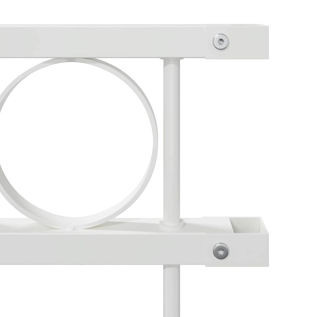 Fence Element ASSEN White 170 x 100 cm Steel