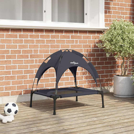 Dog Bed Folding Manual Black 62 x 48 x 61 cm Steel