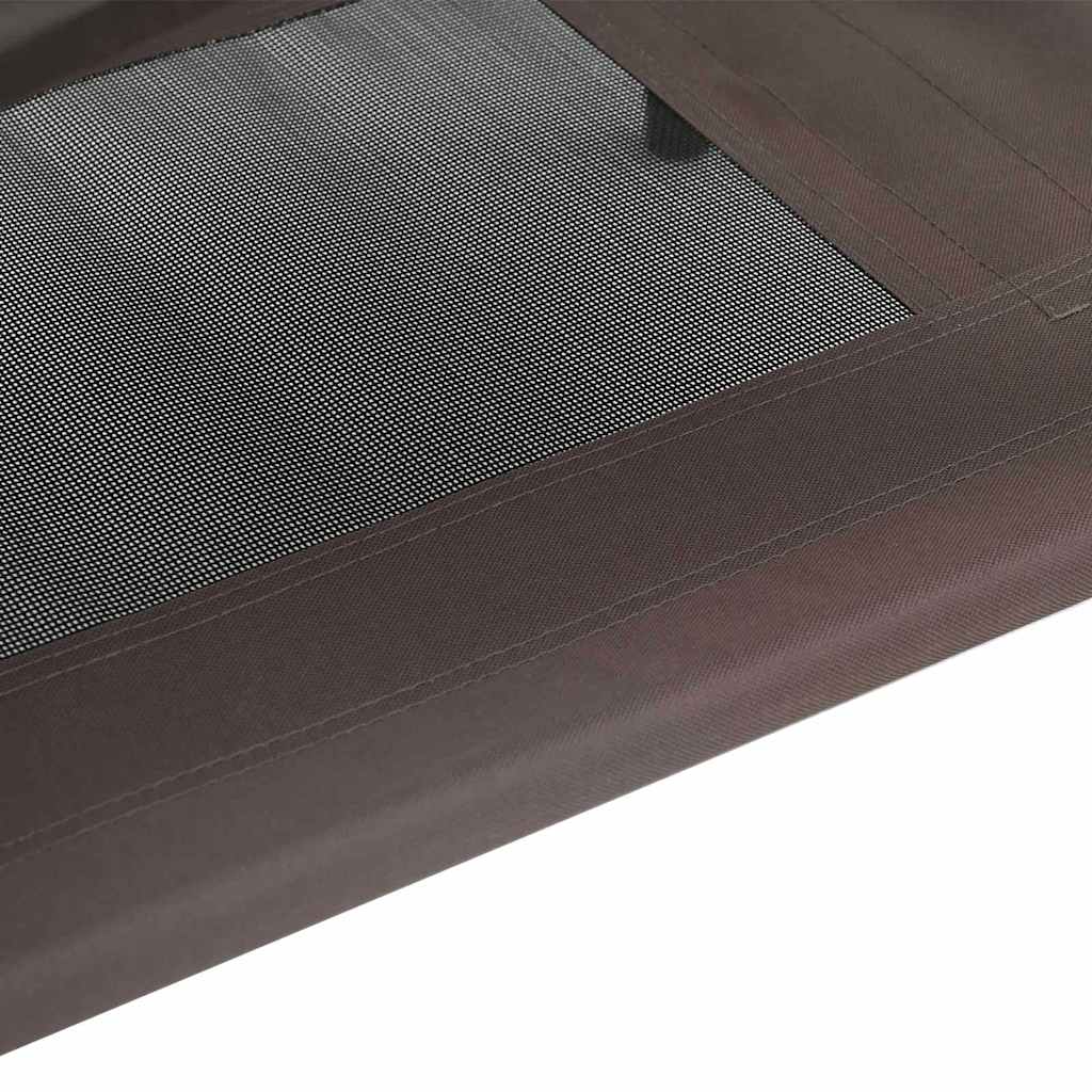 Dog Bed Folding Manual Brown 62 x 48 x 61 cm Steel