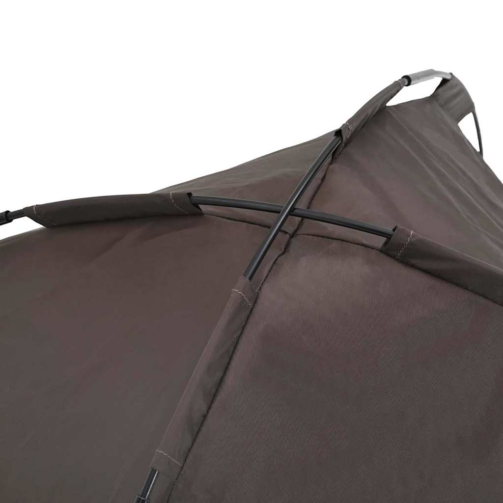 Dog Bed Folding Manual Brown 122 x 93 x 106.5 cm Steel