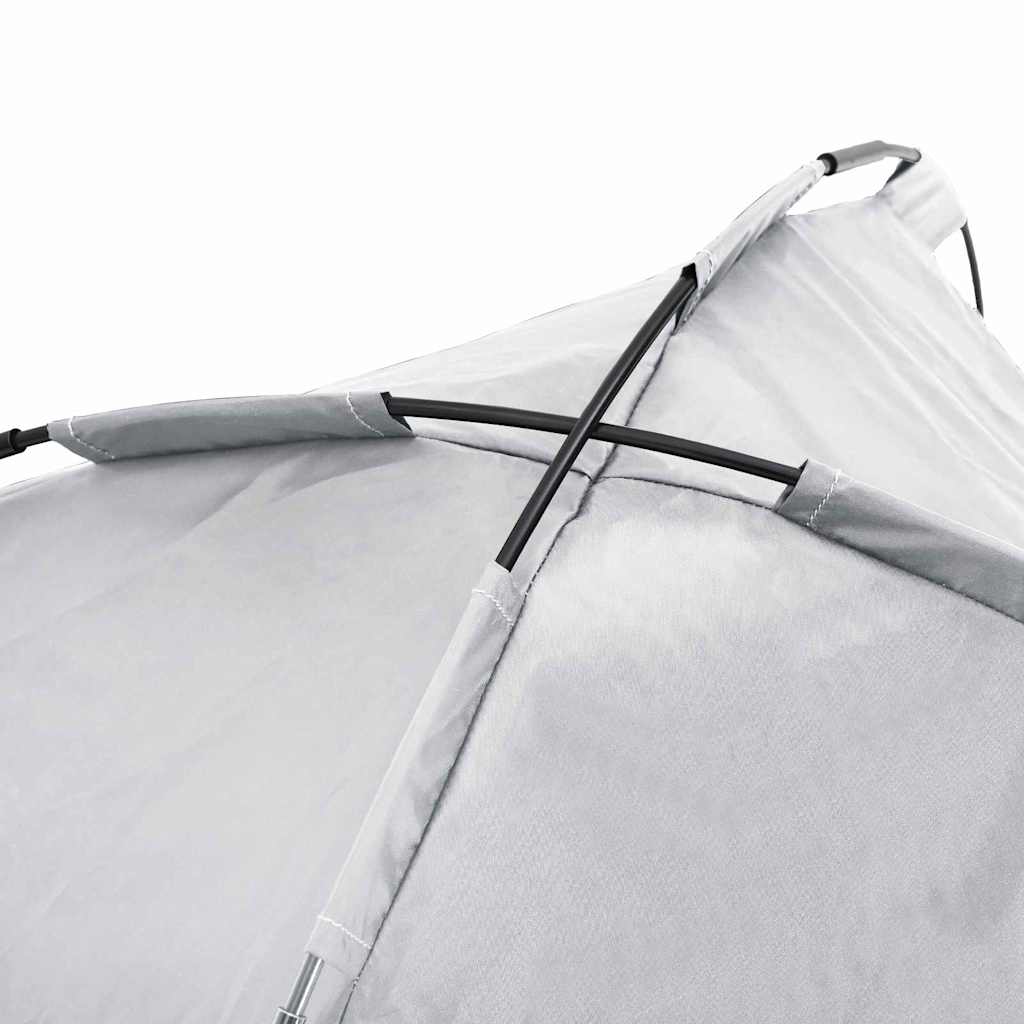 Dog Bed Folding Manual Silver Grey 122 x 93 x 106.5 cm Steel