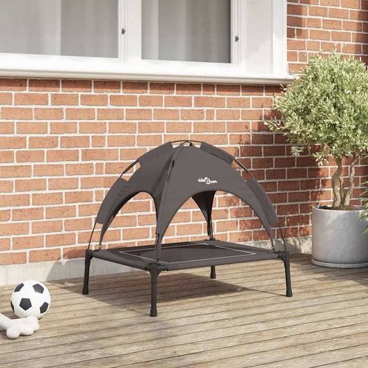 Dog Bed 63 x 49.5 x 60 cm Steel Brown