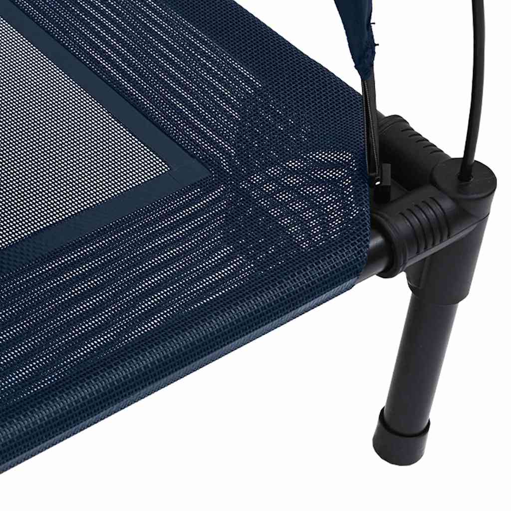 Dog Bed 71 x 64 x 71 cm Steel Navy Blue
