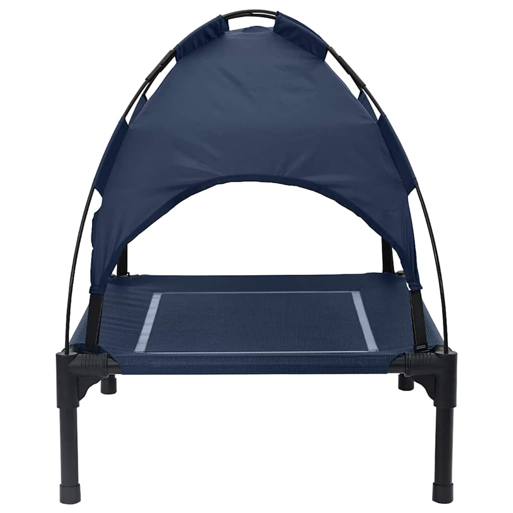 Dog Bed 71 x 64 x 71 cm Steel Navy Blue