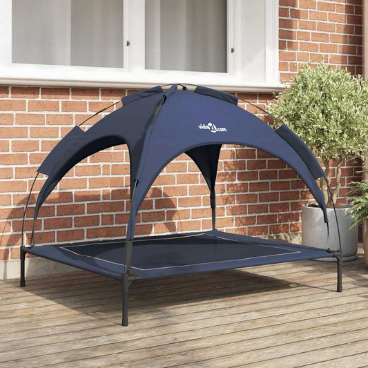 Dog Bed 104 x 86 x 84.5 cm Steel Navy Blue