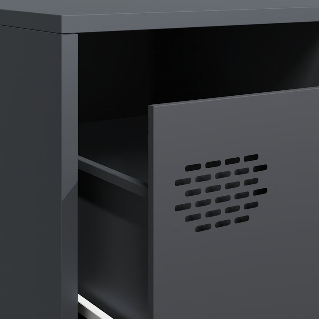 TV Cabinet Anthracite 202x39x43.5 cm Cold-rolled Steel