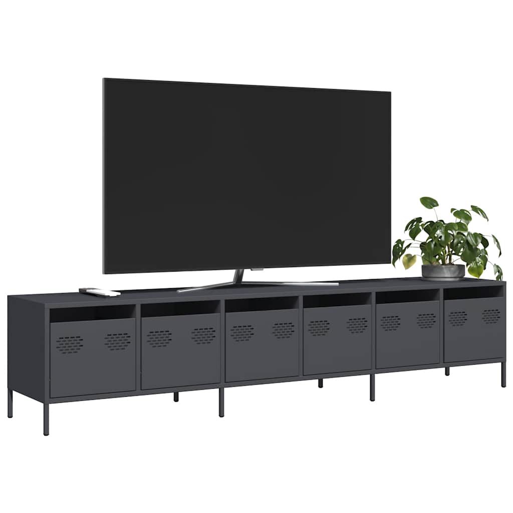 TV Cabinet Anthracite 202x39x43.5 cm Cold-rolled Steel