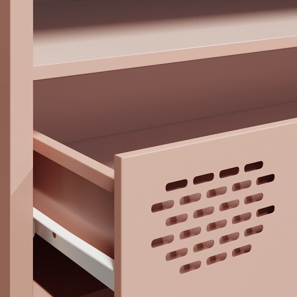 TV Cabinet Pink 202x39x43,5 cm Cold-rolled Steel