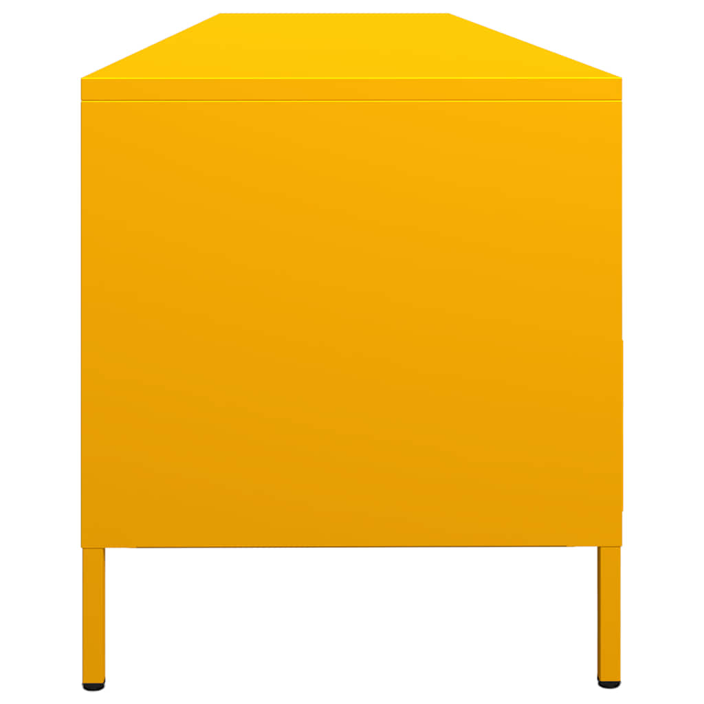 TV Cabinet Mustard Yellow 202x39x43,5 cm Cold-rolled Steel