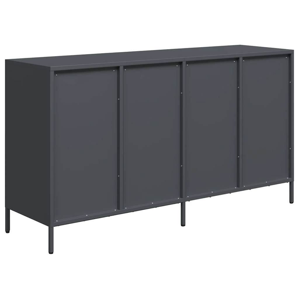 vidaXL Sideboard Anthracite 135x39x73.5 cm Cold-rolled Steel