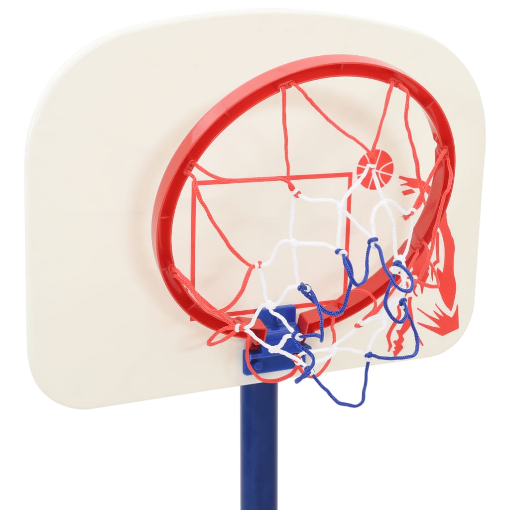 vidaXL Basketball Stand with Ball and Pump Adjustable Height 90/121 cm