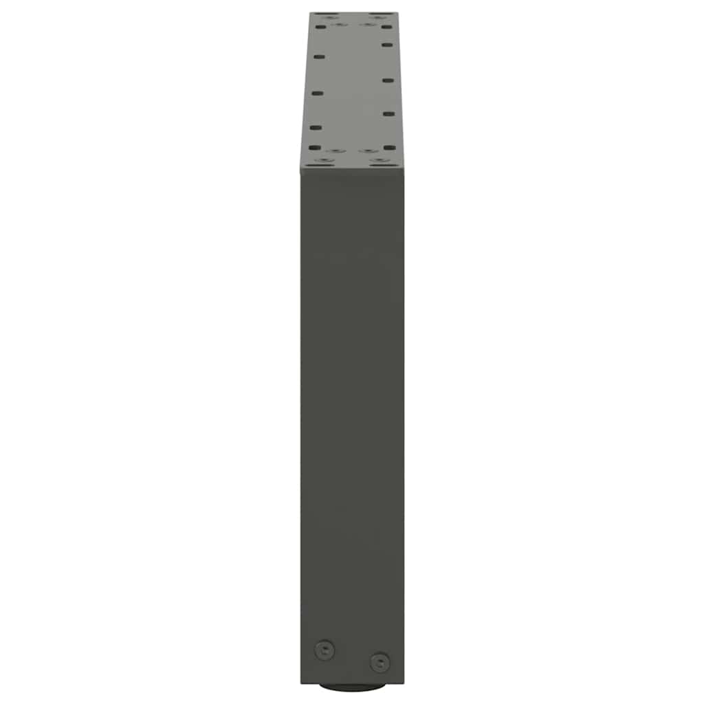 Coffee Table Legs U-Shaped 2 pcs Anthracite 60x(30-31) cm Steel