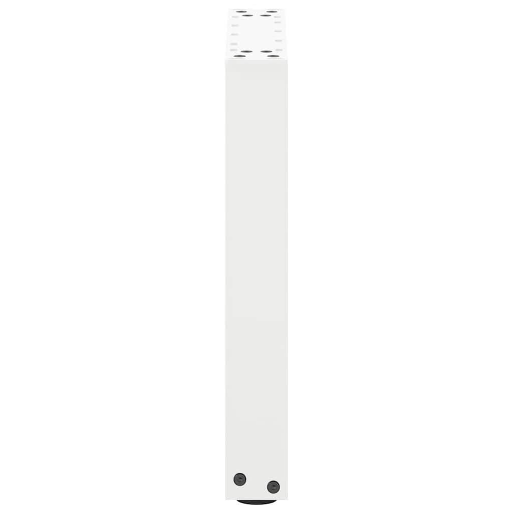 Coffee Table Legs U-Shaped 2 pcs White 28x(42-43) cm Steel