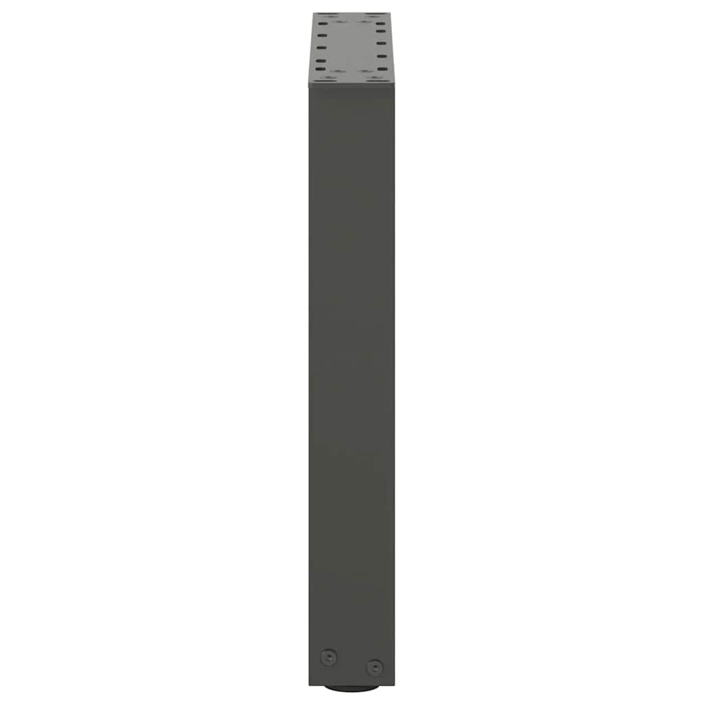 Coffee Table Legs U-Shaped 2 pcs Anthracite 38x(42-43) cm Steel