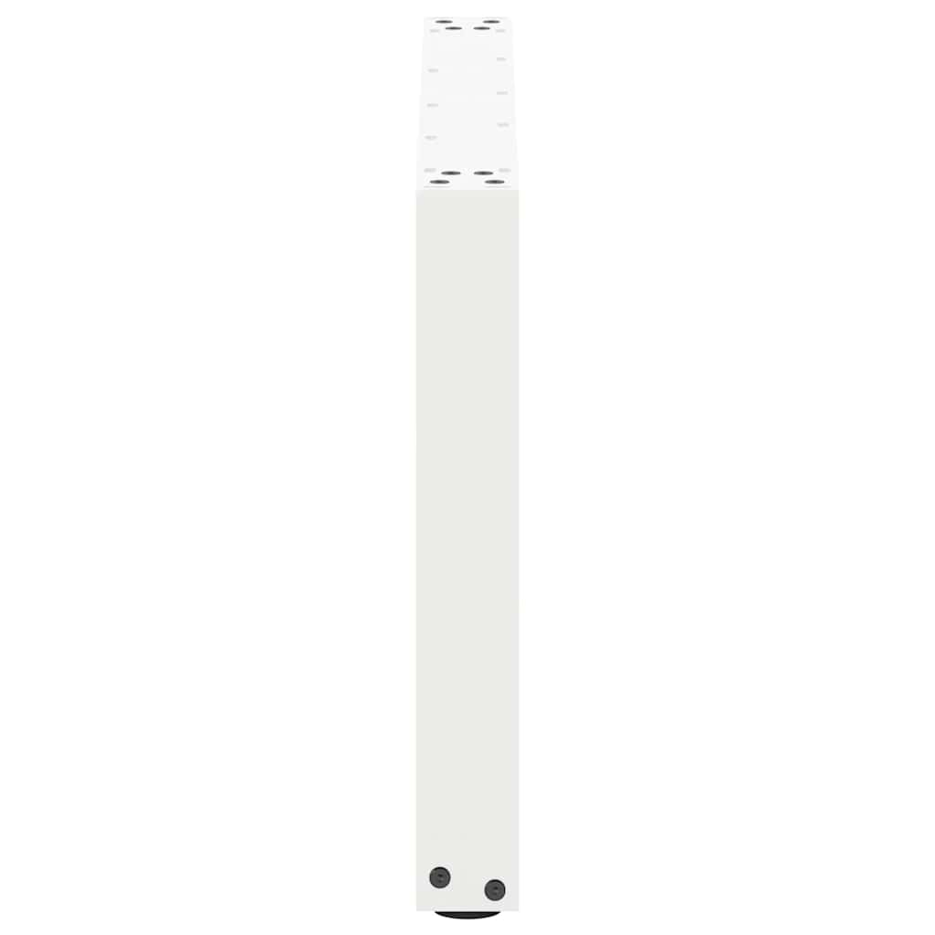Coffee Table Legs U-Shaped 2 pcs White 60x(42-43) cm Steel