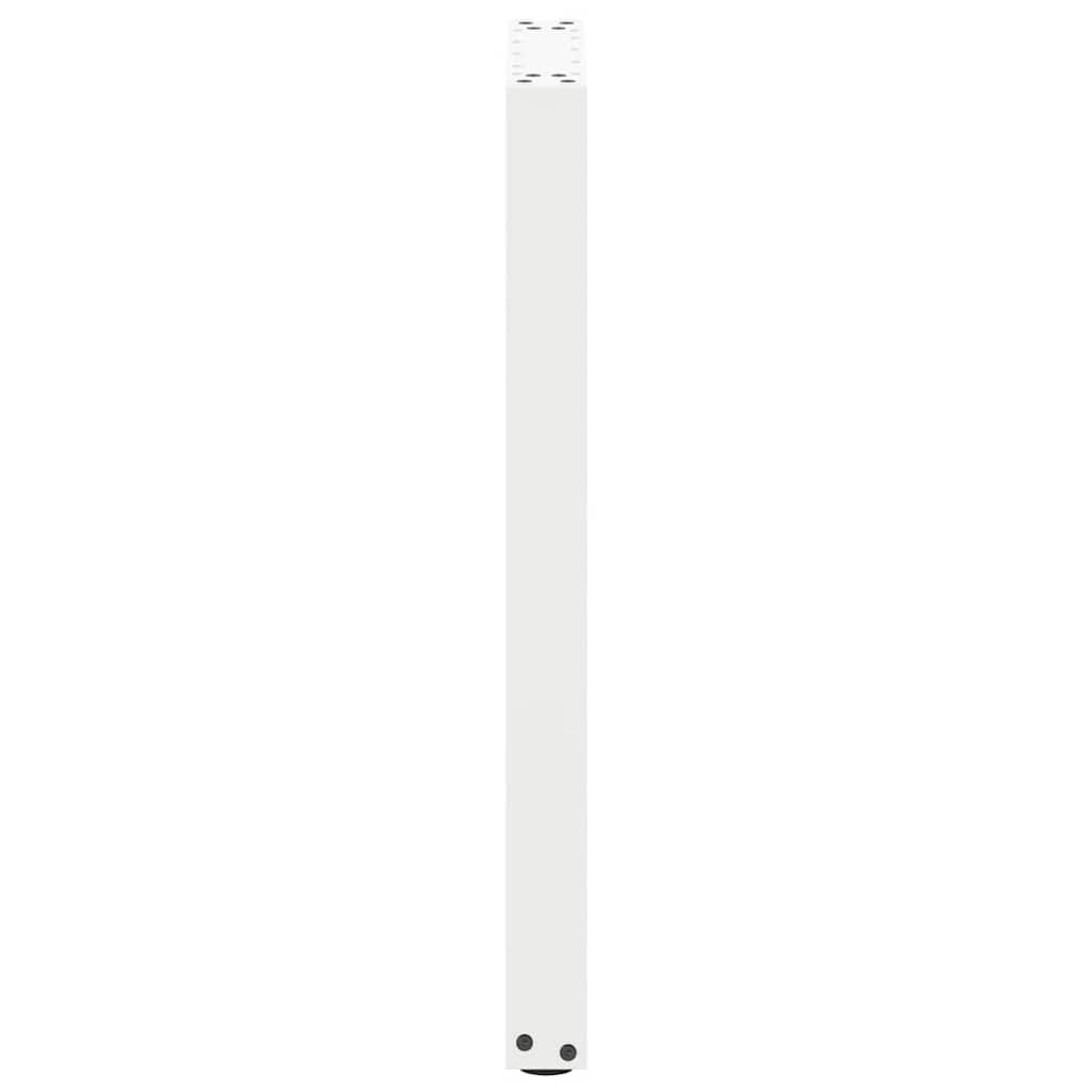 Console Table Legs U-Shaped 2 pcs White 38x(72-73) cm Steel