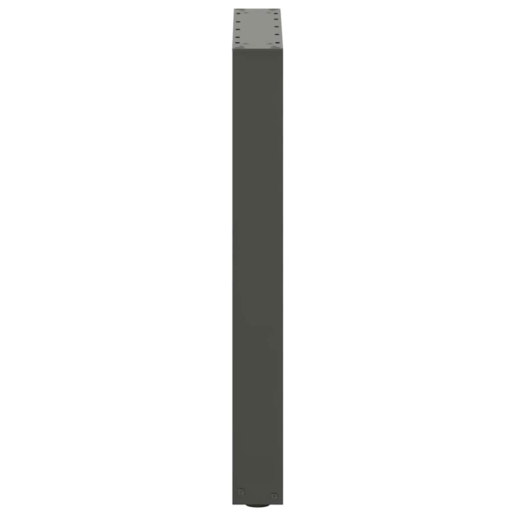 Dining Table Legs U-Shaped 2 pcs Anthracite 50x(72-73) cm Steel