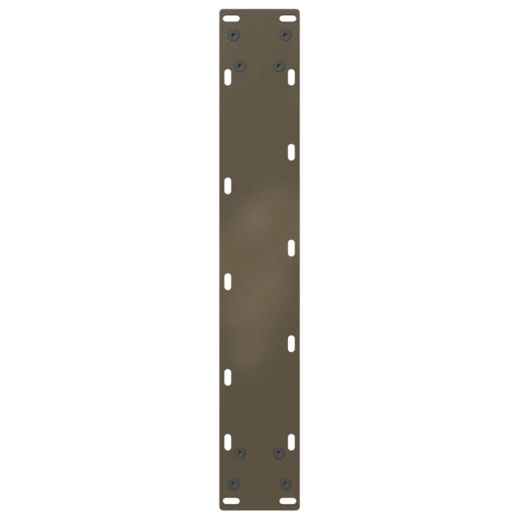 Dining Table Legs U-Shaped 2 pcs Natural Steel 50x(72-73) cm Steel