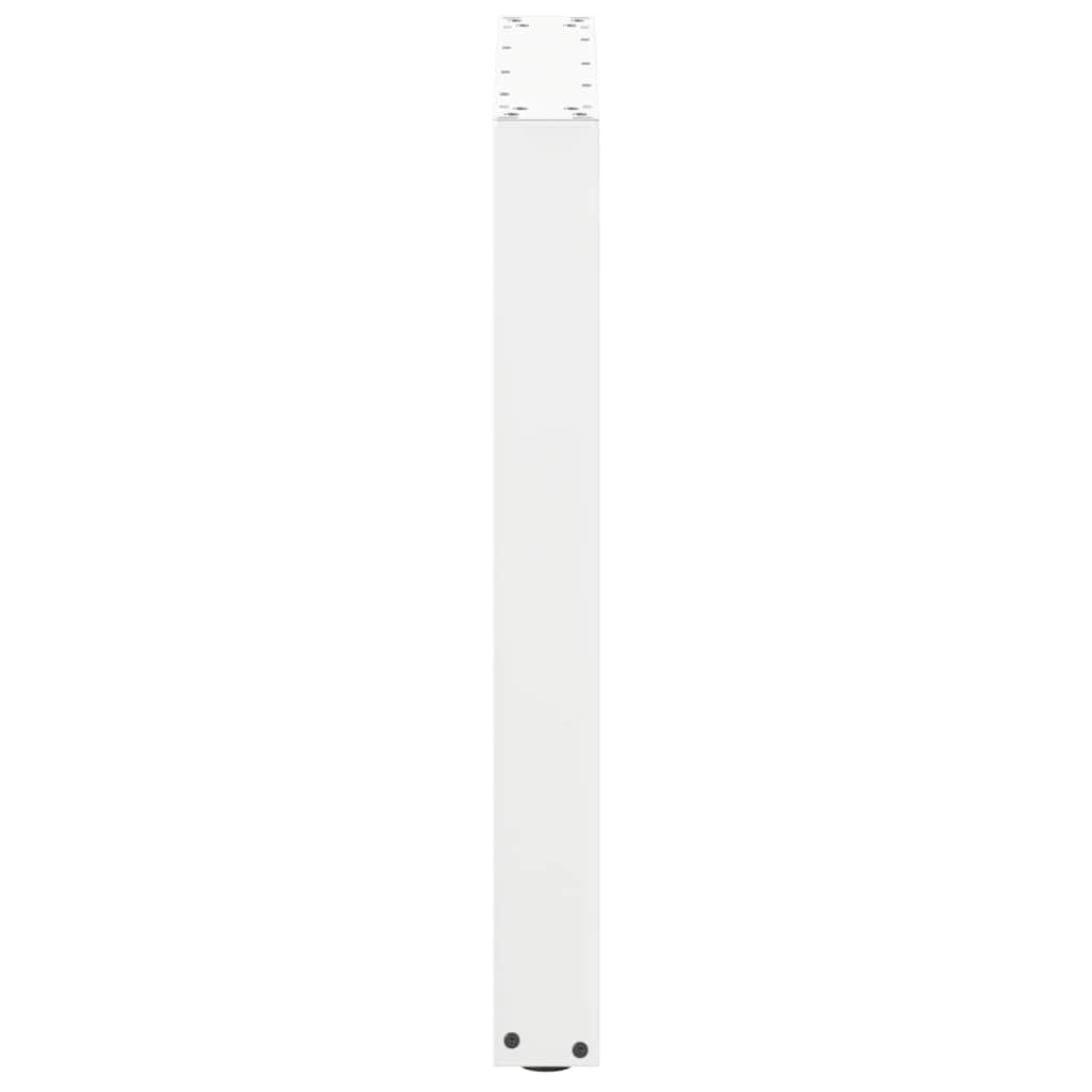 Dining Table Legs U-Shaped 2 pcs White 60x(72-73) cm Steel