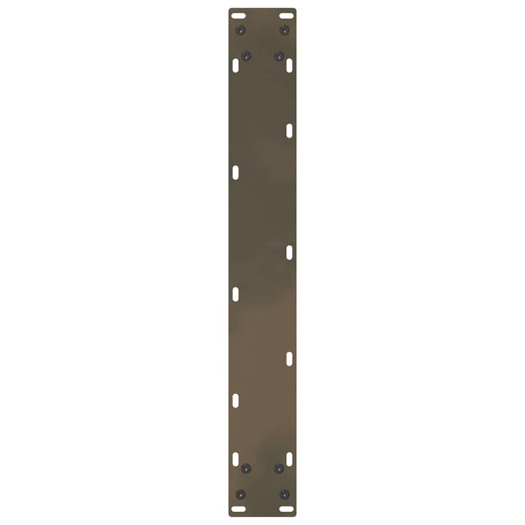 Dining Table Legs U-Shaped 2 pcs Natural Steel 60x(72-73) cm Steel