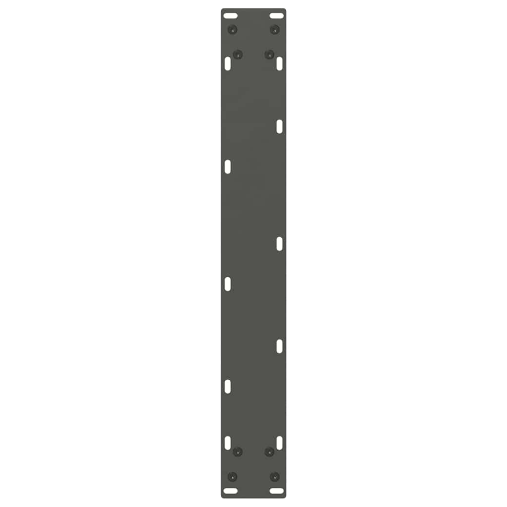 Dining Table Legs U-Shaped 2 pcs Anthracite 70x(72-73) cm Steel
