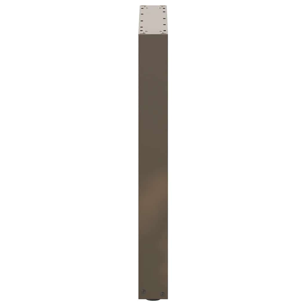 Dining Table Legs U-Shaped 2 pcs Natural Steel 70x(72-73) cm Steel